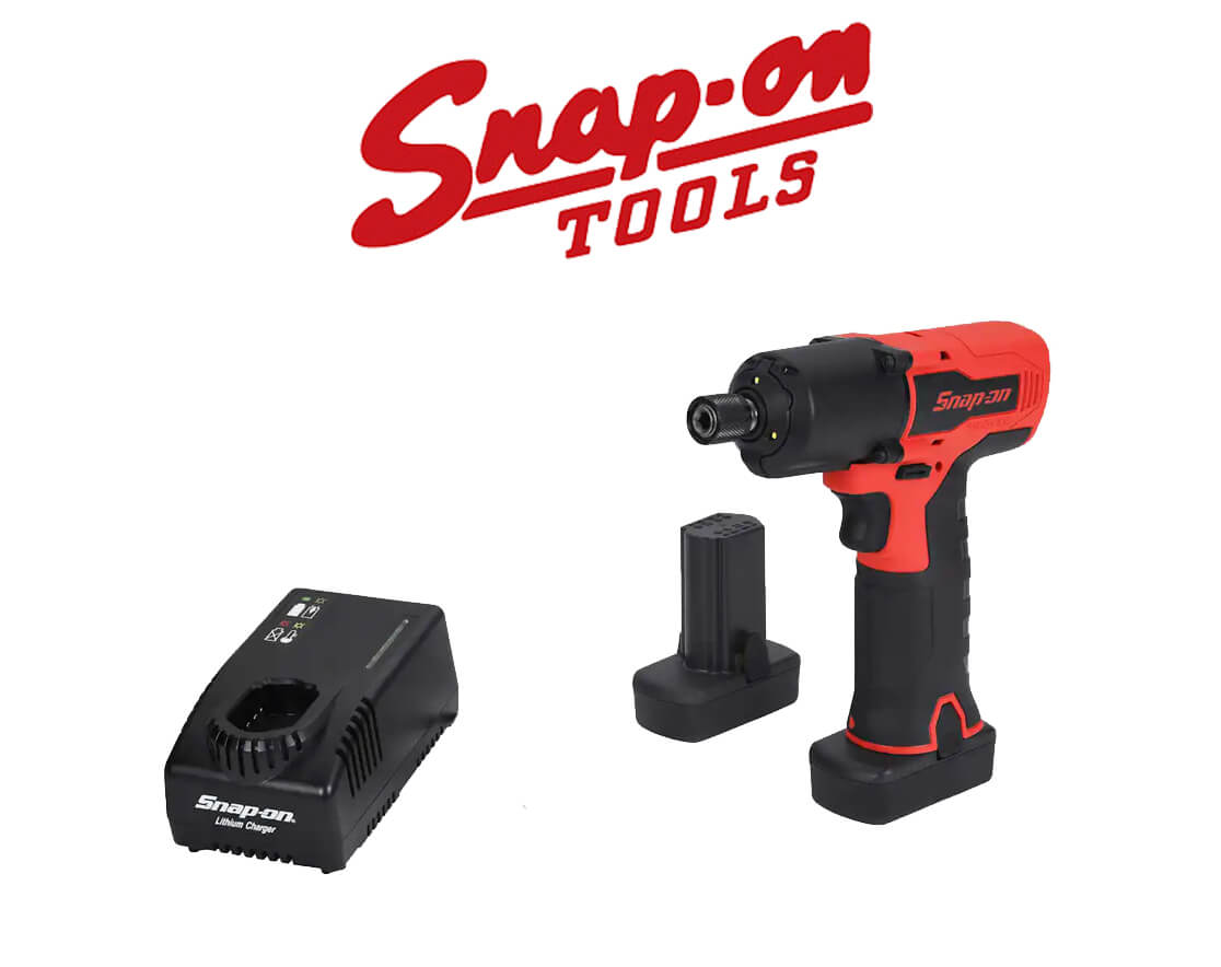Snap On CTQ838U2 - 14,4 V 1/4" šesterokutni brzoizmjenjivi komplet udarni odvijač (crveni)