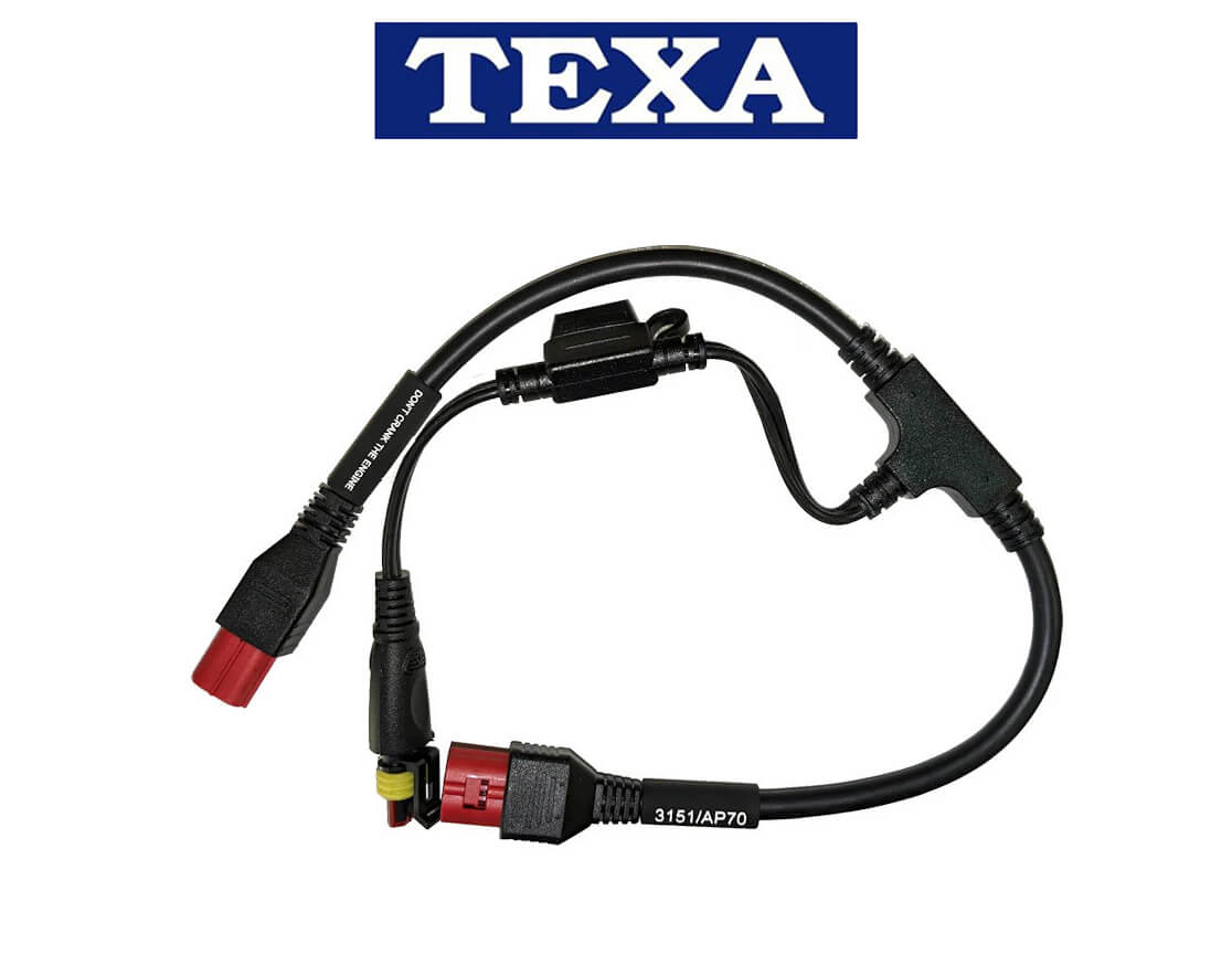 Texa 3151/AP70A Euro 5 dijagnostički kabel i adapter za napajanje moto
